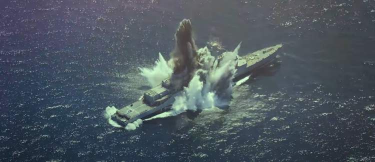 Agosta Tarafından Vurulan Gemi