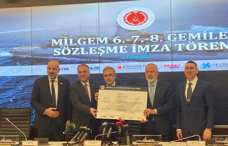 MİLGEM İSTİF SINIFI 6-7-8 Tören SSB-STM