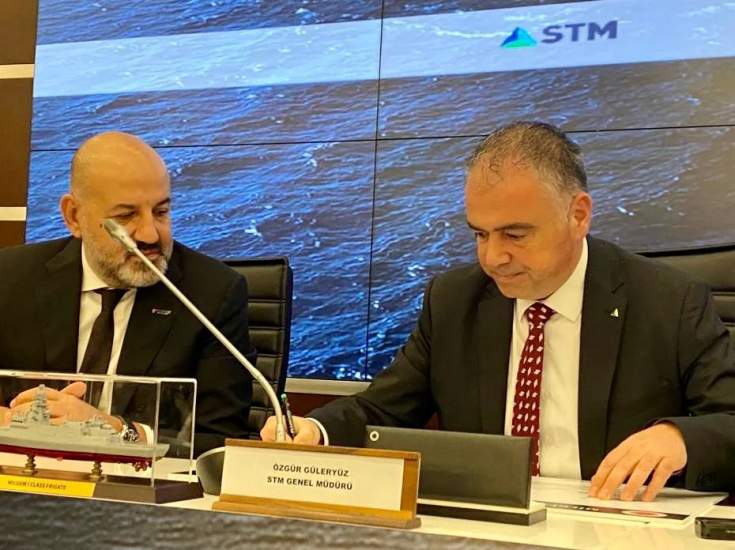 STM Genel Müdürü Özgür Güleryüz MİLGEM Töreni