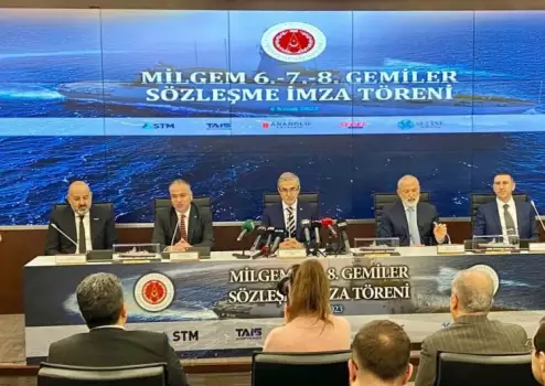 6-7-8. MİLGEM’lerin İmzaları Atıldı