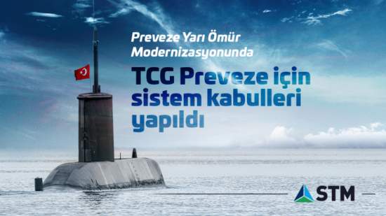STM, TCG PREVEZE Denizaltısında Sistem Kabullerini Tamamladı ve Gür Sınıfında Kritik Görev Üstlendi