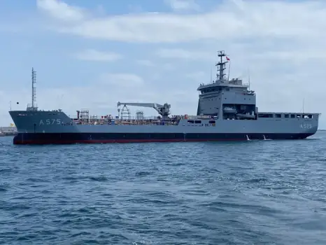 TCG UTGM. ARIF EKMEKCI Logistic Support Ship Begins Sea Trials