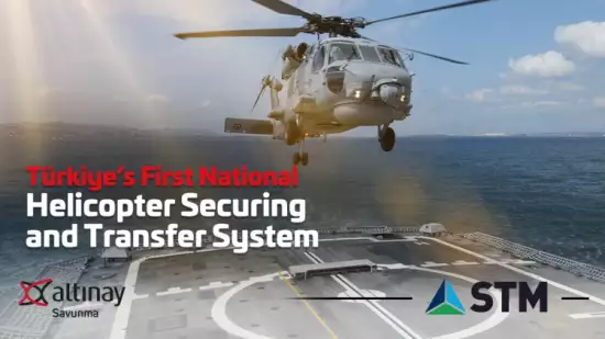 Türkiye’s First National Helicopter Securing and Transfer System Integrated aboard National Frigate
